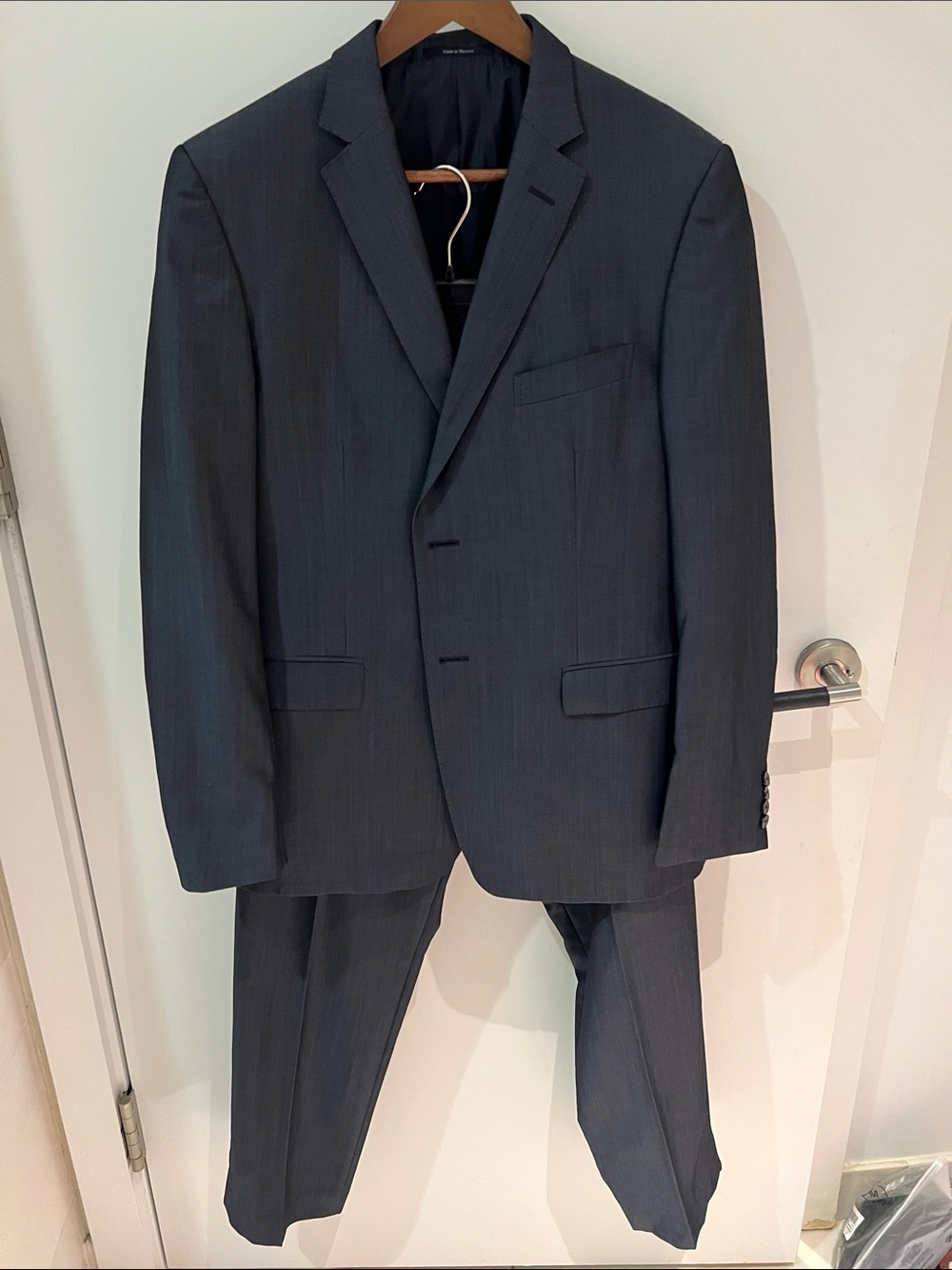 Z Zegna blue denim Two-Piece Suit